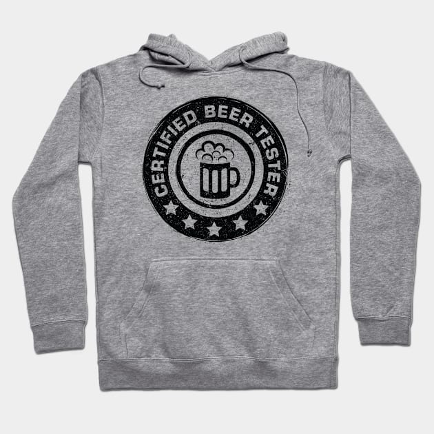 Certified beer tester Hoodie by Florin Tenica